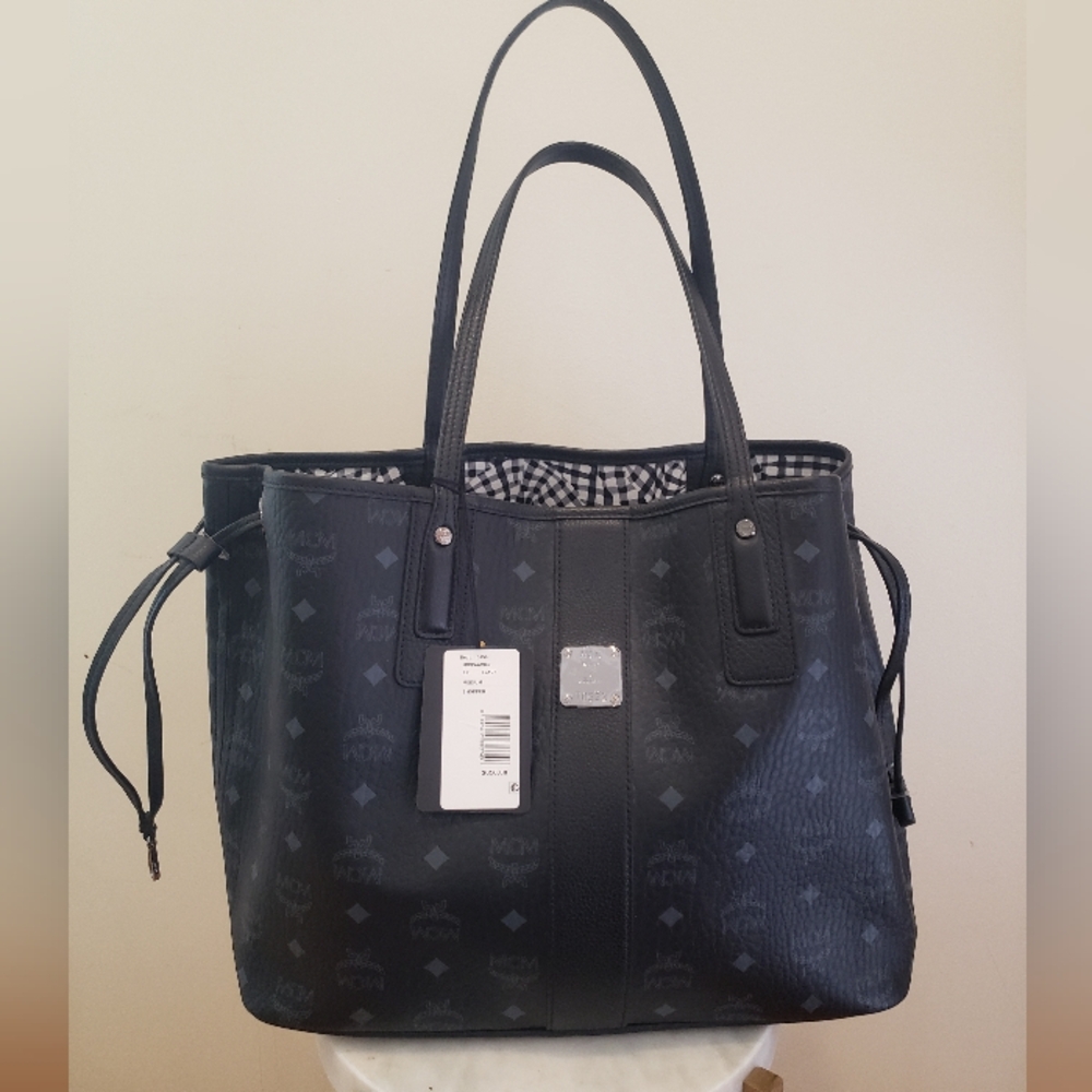 NWT MCM Reversible Black Tote Bag